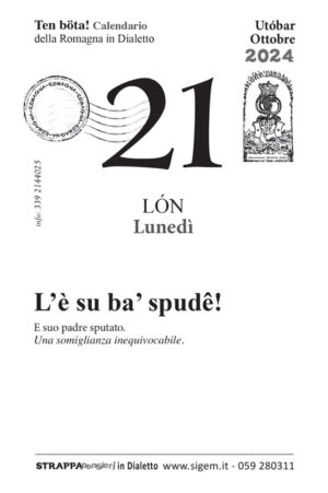 Calendario dialetto romagnolo