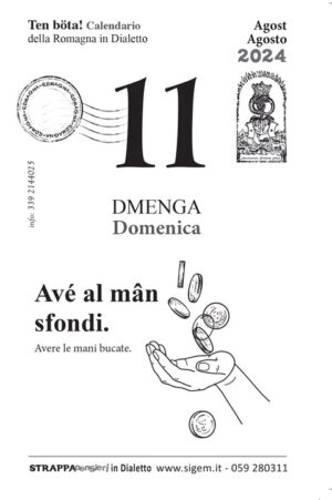 Calendario dialetto romagnolo
